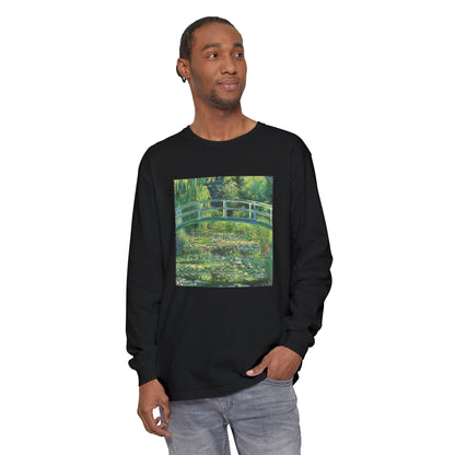 Water Lilies and Japanese Bridge by Claude Monet (Long Sleeve)