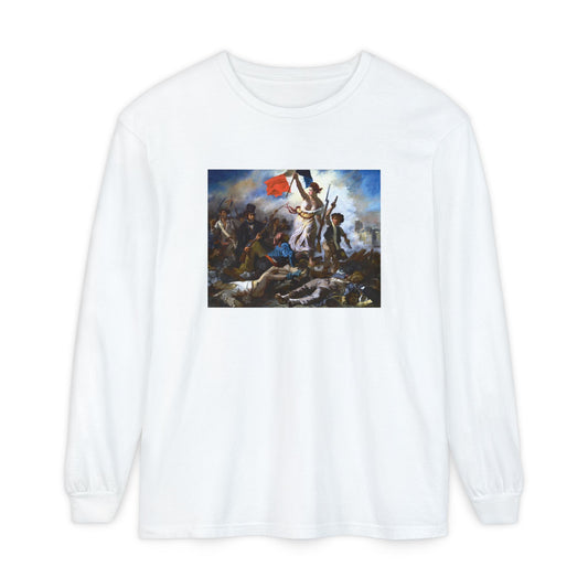 Liberty Leading the People by Eugène Delacroix (Long Sleeve)