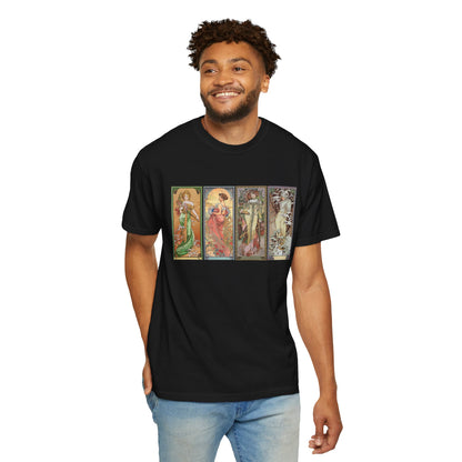 The Seasons by Alphonse Mucha (T-Shirt)