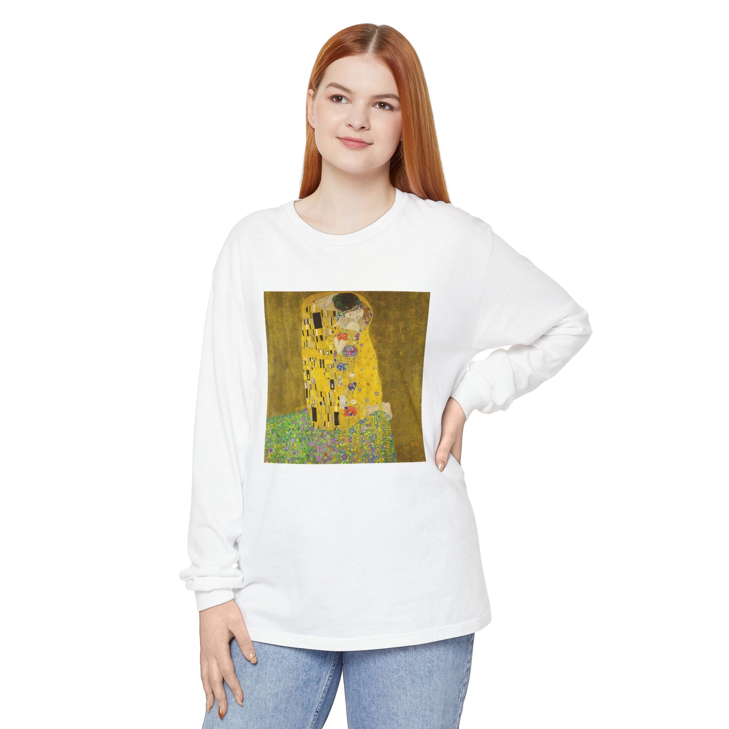 The Kiss by Gustav Klimt (Long Sleeve)