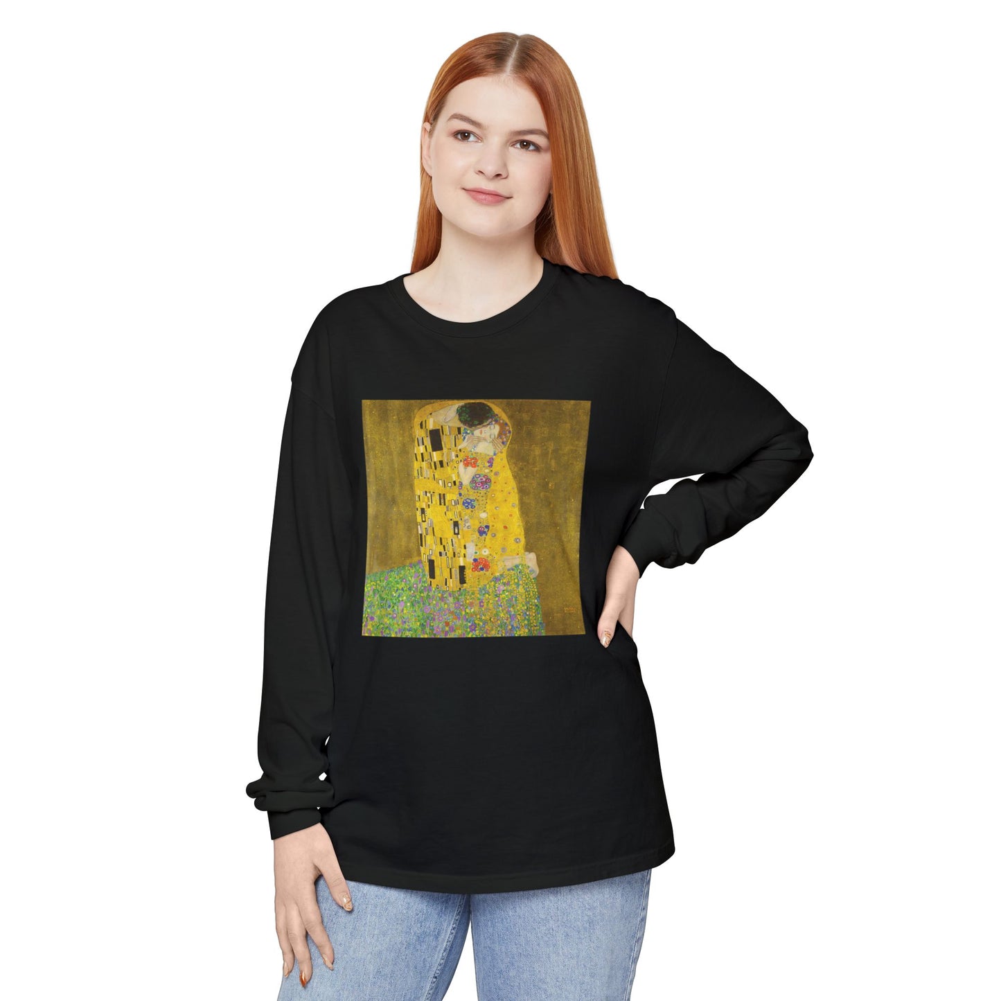 The Kiss by Gustav Klimt (Long Sleeve)