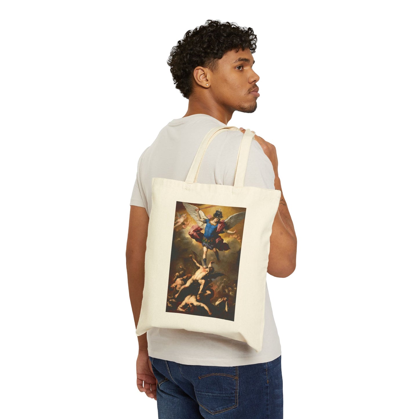The Fall of the Rebel Angels by Luca Giordano (Tote)