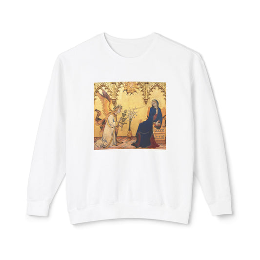 Annunciation by Simone Martini and Lippo Memmi (Sweatshirt)