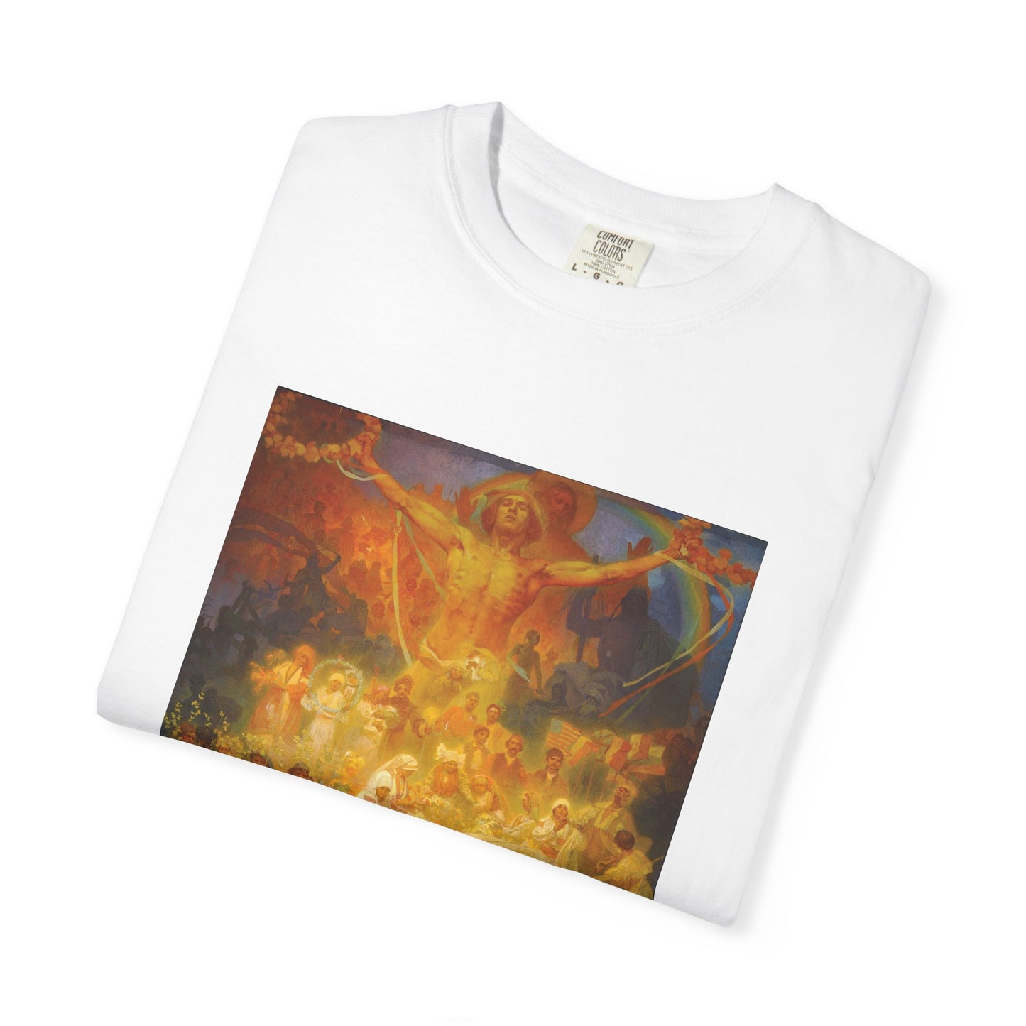 The Slav Epic: Apotheosis by Alphonse Mucha (T-Shirt)