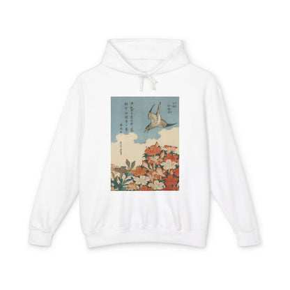 Cuckoo and Azaleas by Katsushika Hokusai (Hoodie)