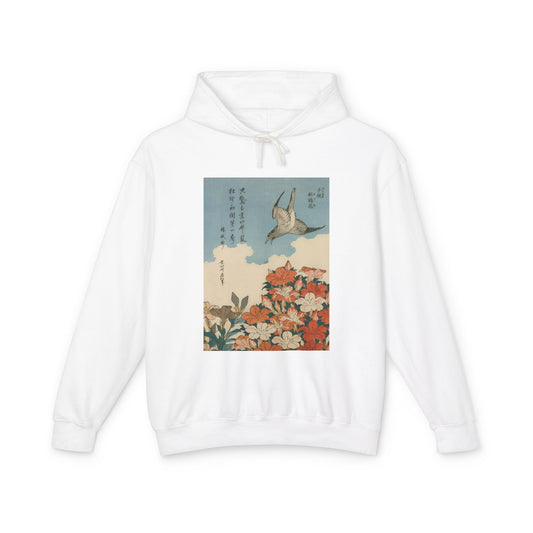 Cuckoo and Azaleas by Katsushika Hokusai (Hoodie)