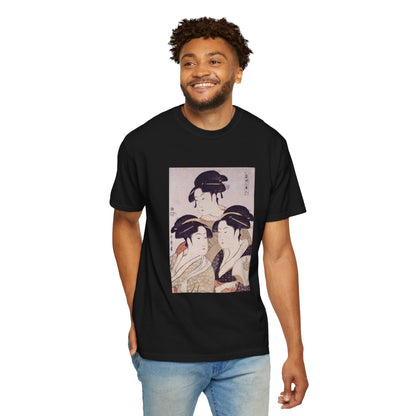 Three Beauties of the Present Day by Kitagawa Utamaro (T-Shirt)