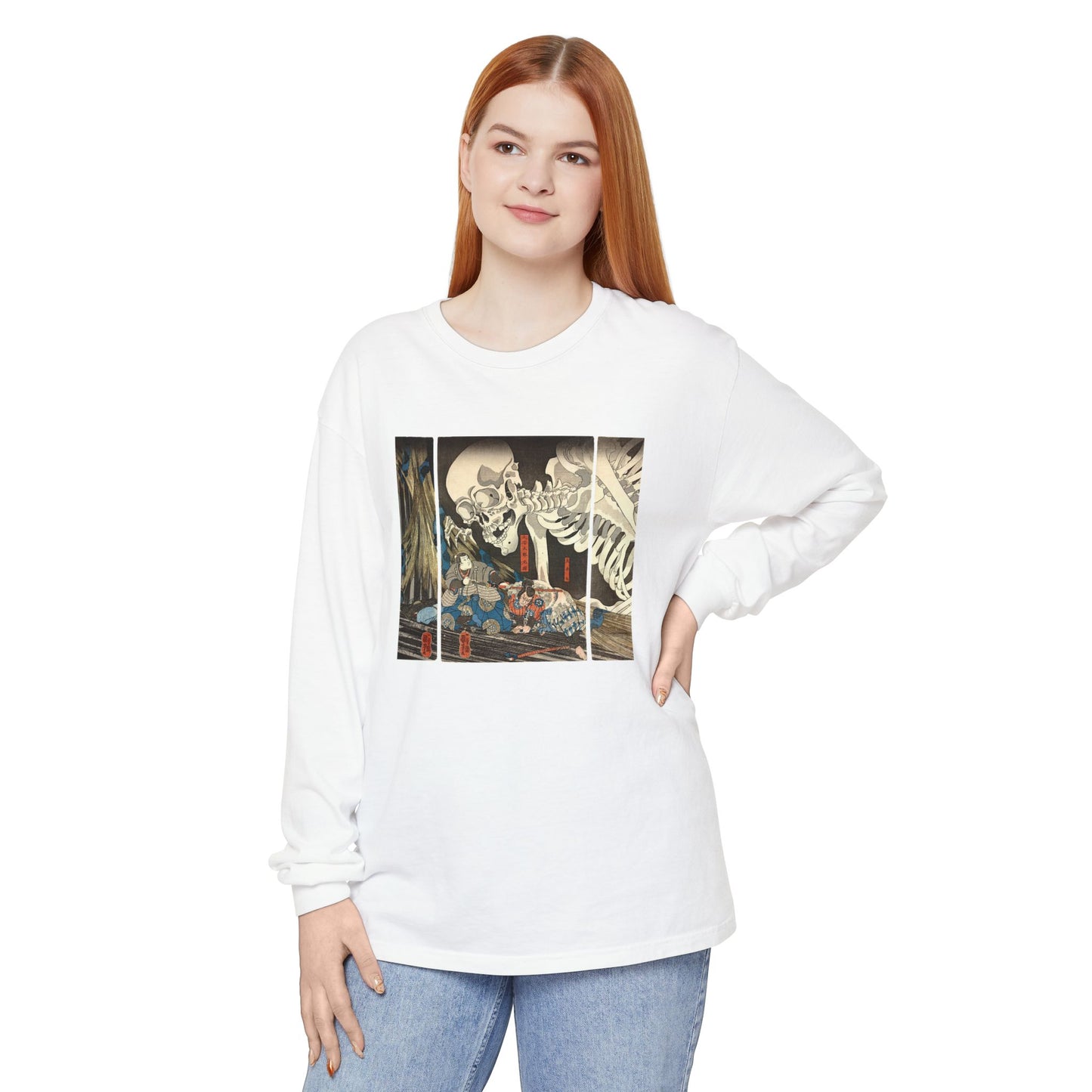 Takiyasha the Witch and the Skeleton Spectre by Utagawa Kuniyoshi (Long Sleeve)