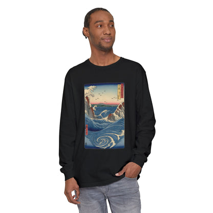 Naruto Whirlpool at Awa by Utagawa Hiroshige (Long Sleeve)