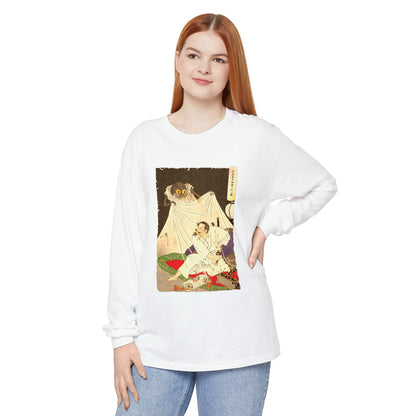 Minamoto no Yorimitsu Fighting the Earth Spider by Tsukioka Yoshitoshi (Long Sleeve)