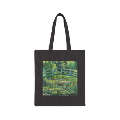 Water Lilies and Japanese Bridge by Claude Monet (Tote)