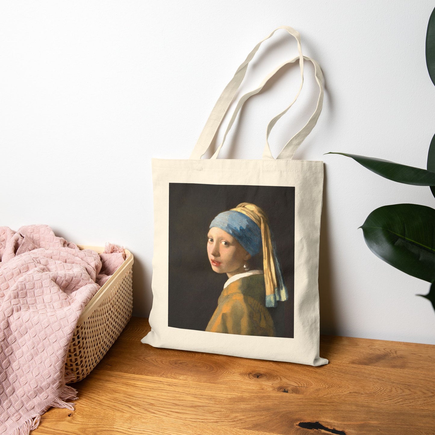 Girl with a Pearl Earring by Johannes Vermeer (Tote)