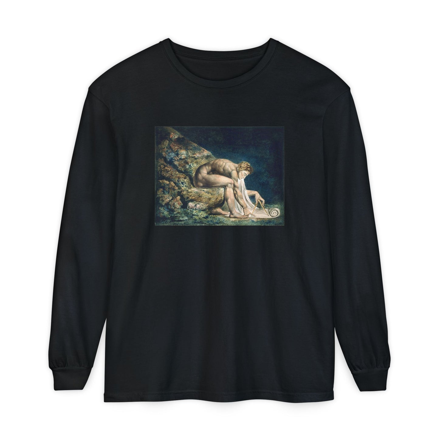 Isaac Newton by William Blake (Long Sleeve)