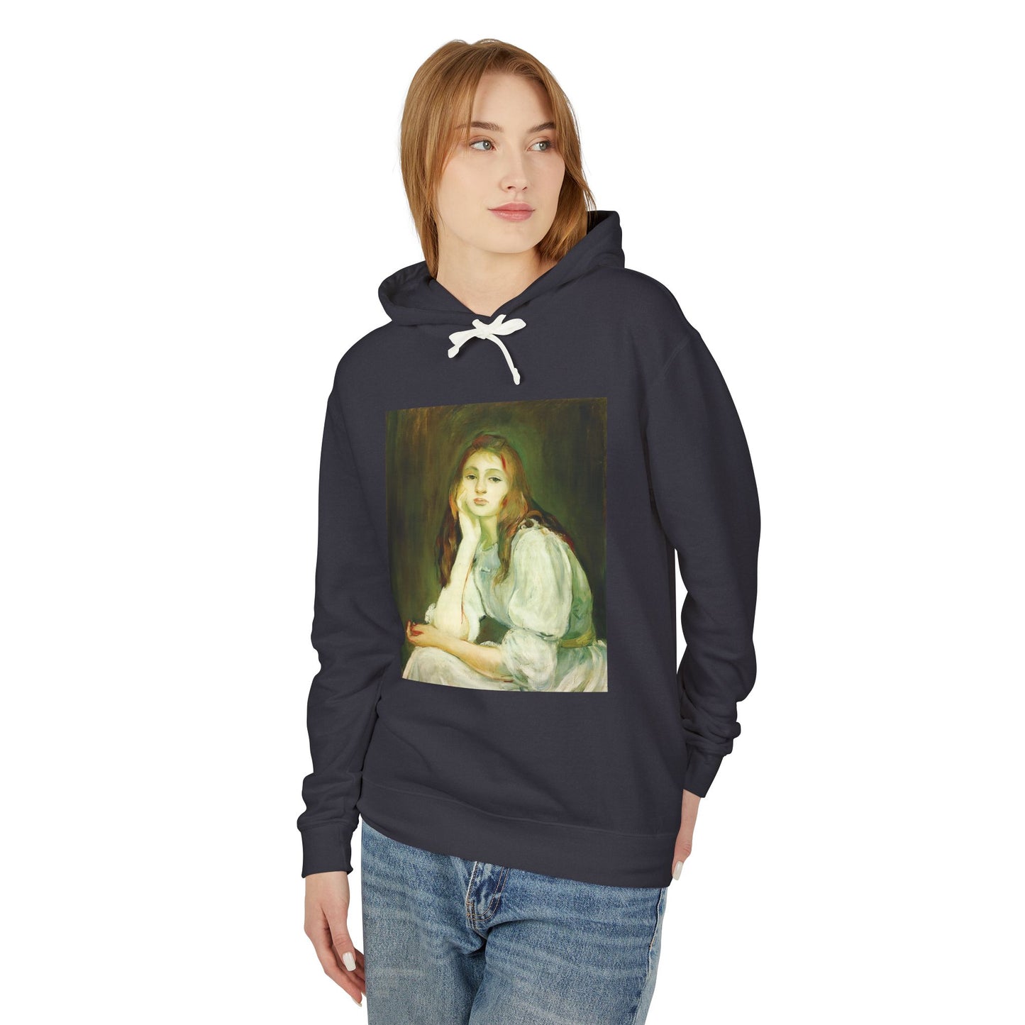 Julie Daydreaming by Berthe Morisot (Hoodie)