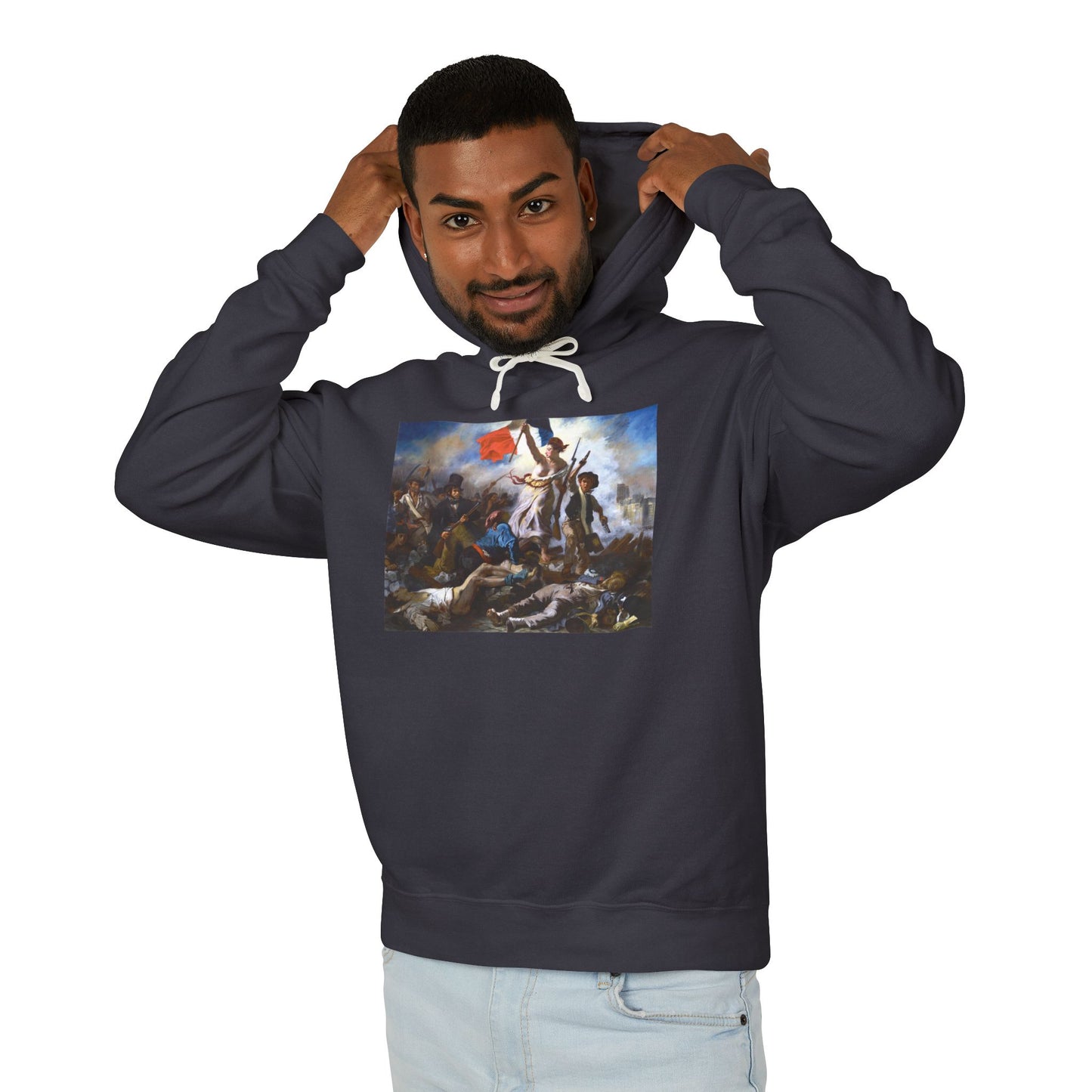 Liberty Leading the People by Eugène Delacroix (Hoodie)