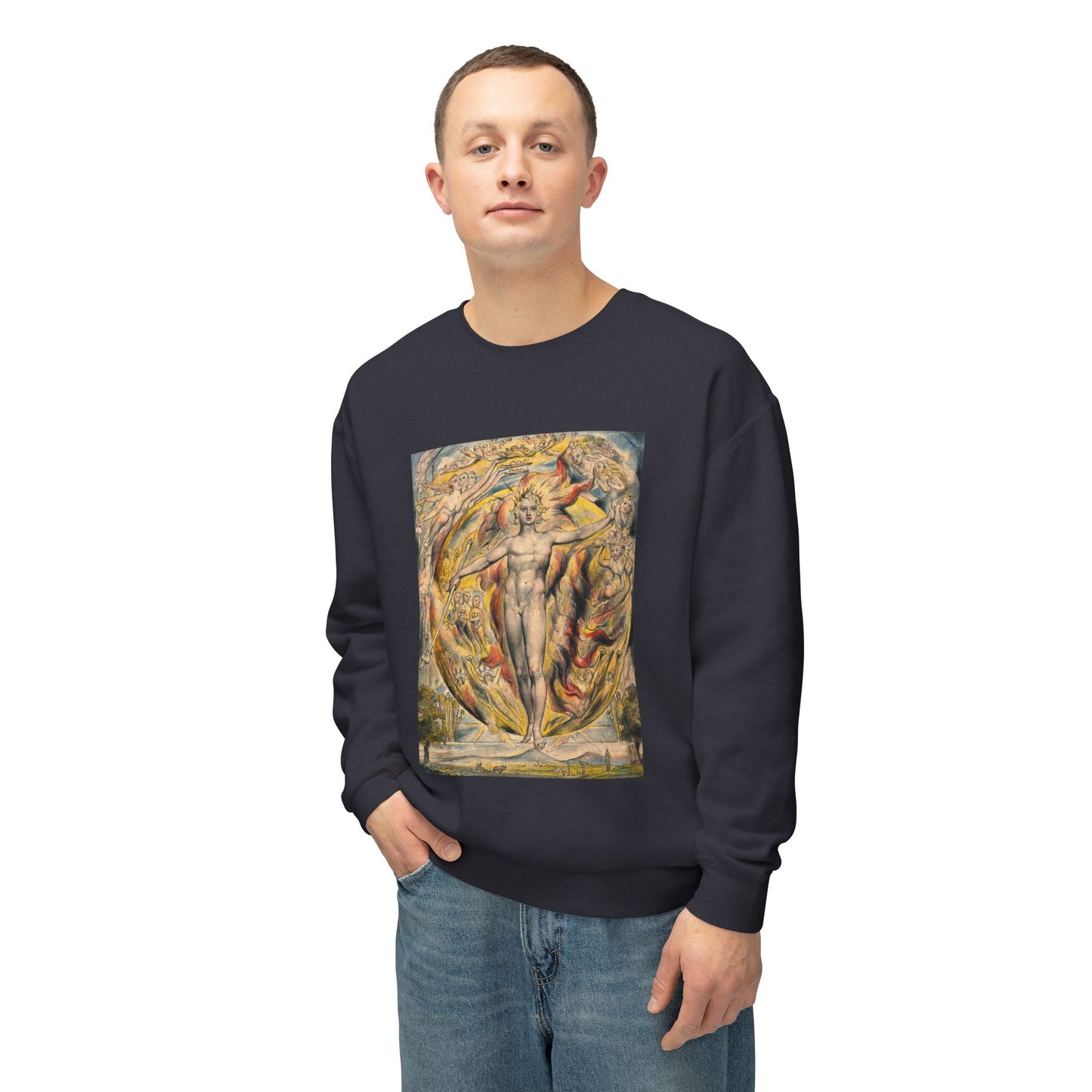 The Sun at His Eastern Gate by William Blake (Sweatshirt)