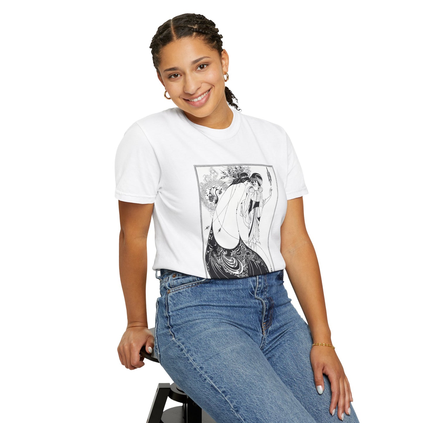 The Peacock Skirt by Aubrey Beardsley (T-Shirt)