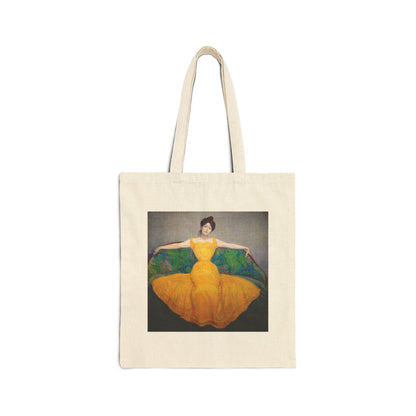 Woman in a Yellow Dress by Max Kurzweil  (Tote)