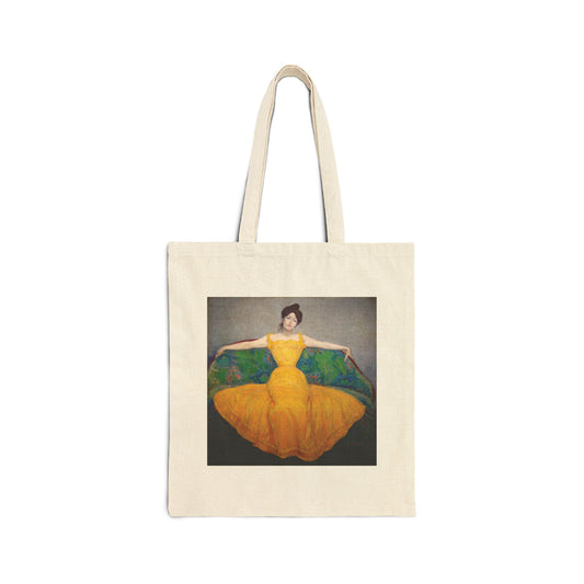 Woman in a Yellow Dress by Max Kurzweil  (Tote)