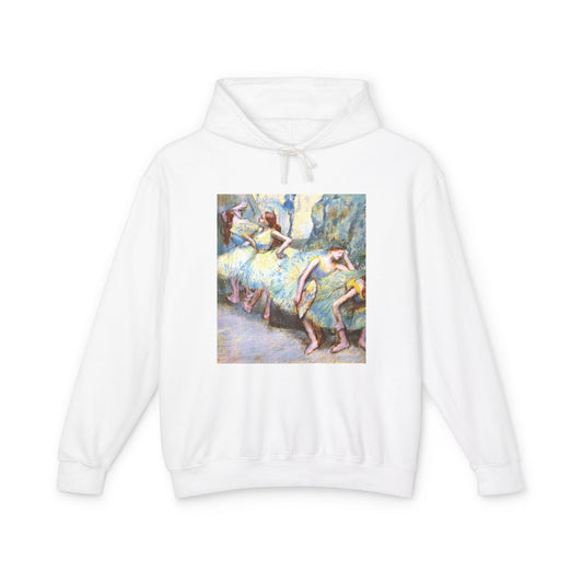 Ballet Dancers in the Wings by Edgar Degas (Hoodie)