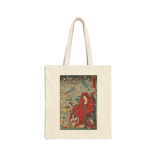 Hell Courtesan by Kawanabe Kyosai (Tote)