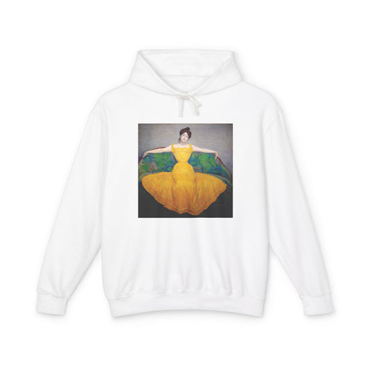 Woman in a Yellow Dress by Max Kurzweil (Hoodie)
