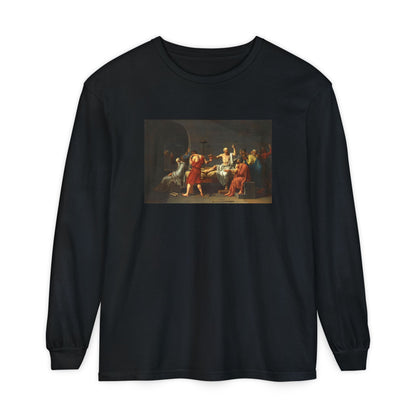The Death of Socrates by Jacques-Louis David (Long Sleeve)