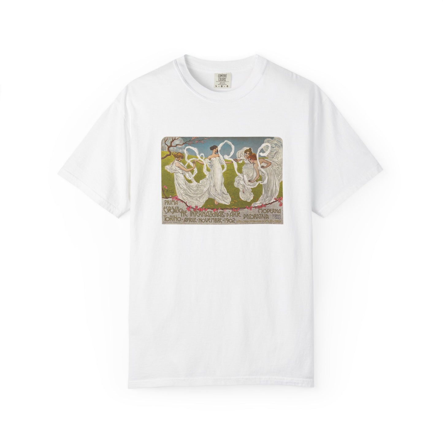 Poster International Exposition of Modern Decorative Arts by Leonardo Bistolfi (T-Shirt)