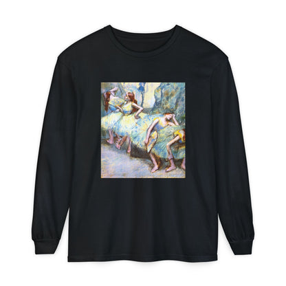 Ballet Dancers in the Wings by Edgar Degas (Long Sleeve)