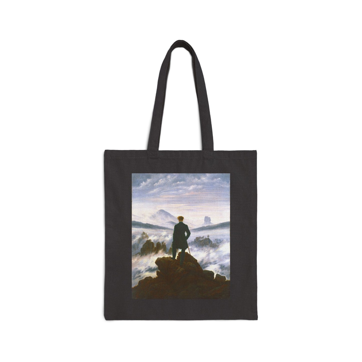 Wanderer above the Sea of Fog by Caspar David Friedrich (Tote)