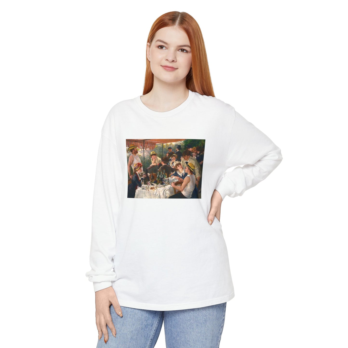 Luncheon of the Boating Party by Pierre-Auguste Renoir (Long Sleeve)