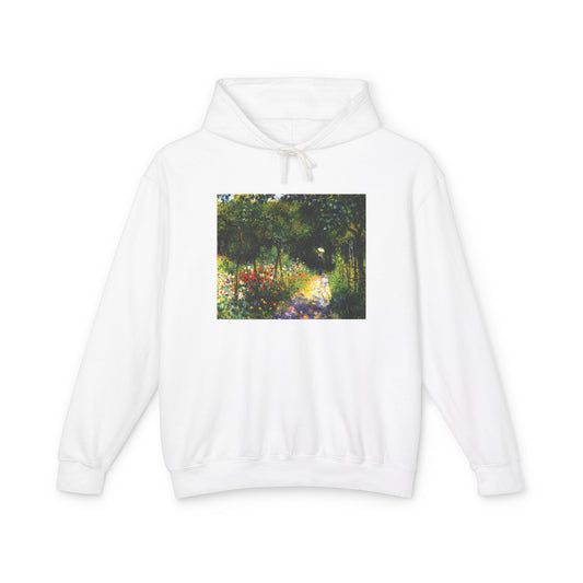 Woman in the Garden by Pierre-Auguste Renoir (Hoodie)