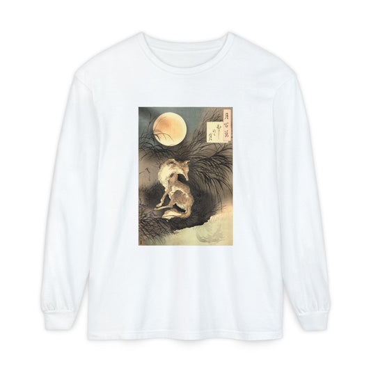 Musashi Plain Moon by Tsukioka Yoshitoshi (Long Sleeve)