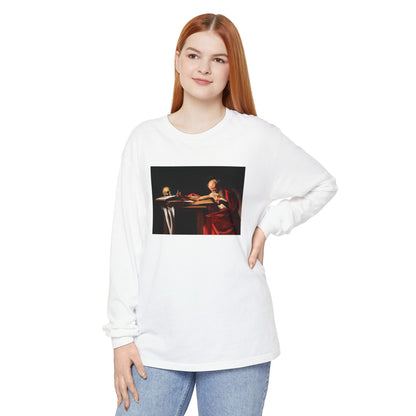 Saint Jerome Writing by Caravaggio (Long Sleeve)