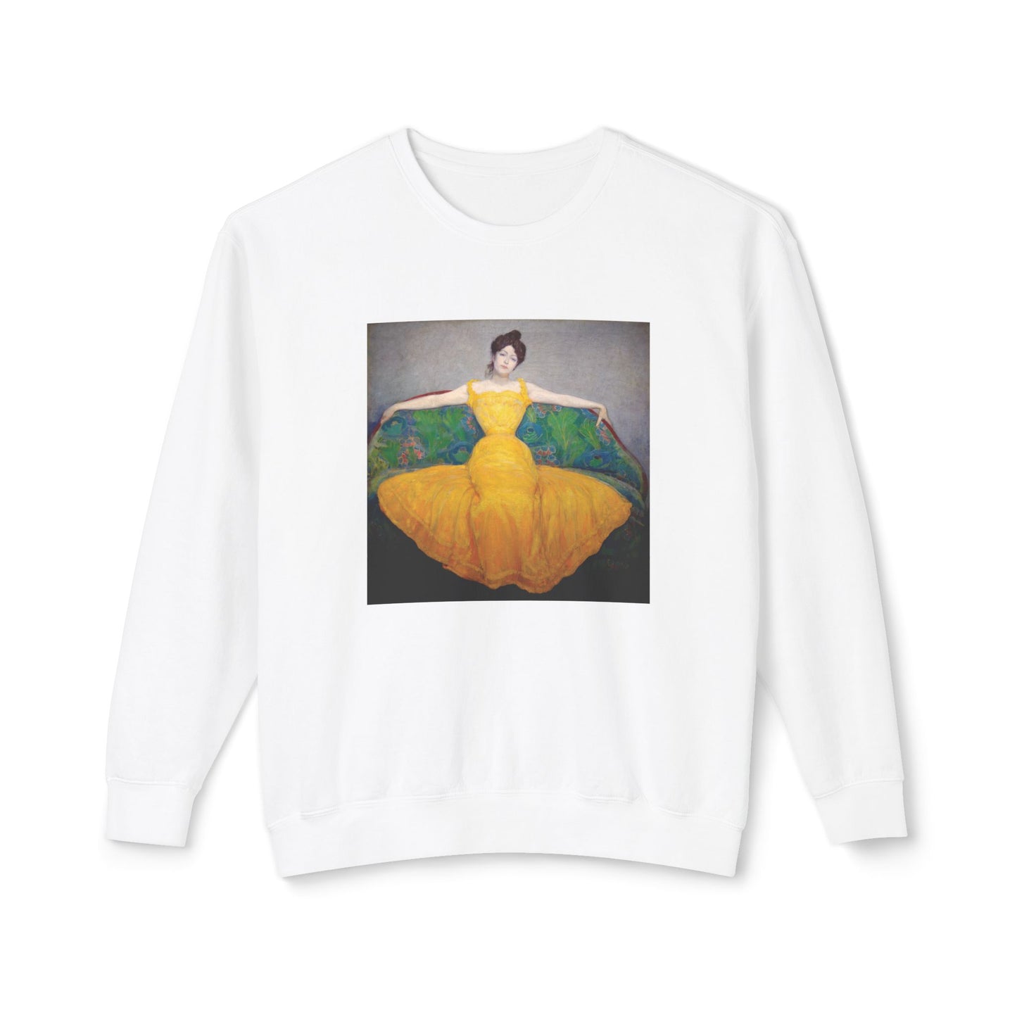 Woman in a Yellow Dress by Max Kurzweil  (Sweatshirt)