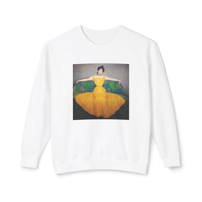 Woman in a Yellow Dress by Max Kurzweil  (Sweatshirt)