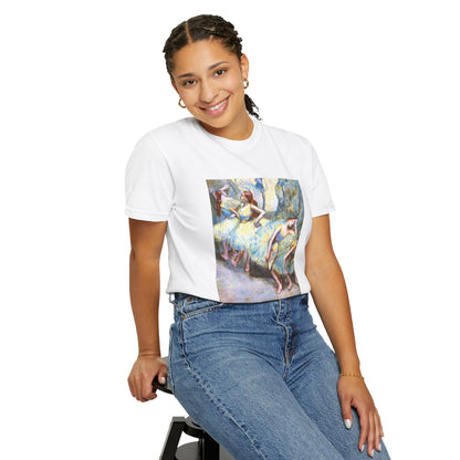 Ballet Dancers in the Wings by Edgar Degas (T-Shirt)