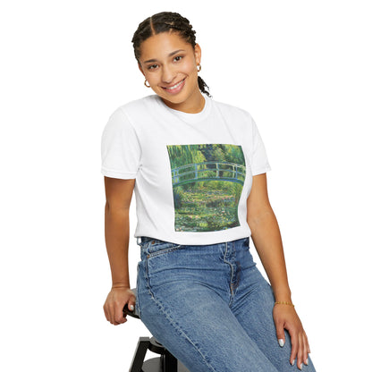 Water Lilies and Japanese Bridge by Claude Monet (T-Shirt)