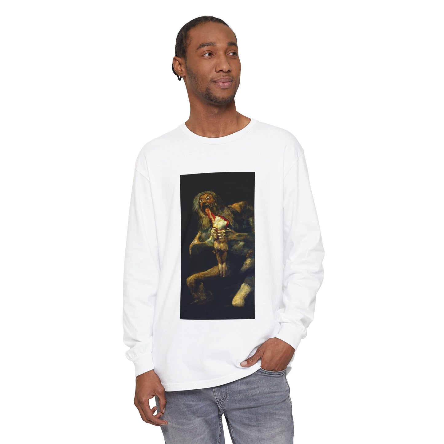 Saturn Devouring His Son by Francisco Goya (Long Sleeve)