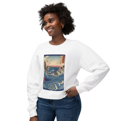 Naruto Whirlpool at Awa by Utagawa Hiroshige (Sweatshirt)