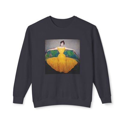Woman in a Yellow Dress by Max Kurzweil  (Sweatshirt)