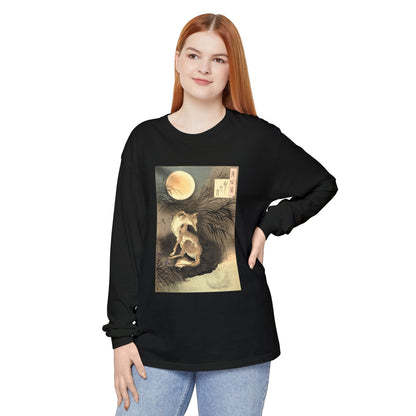 Musashi Plain Moon by Tsukioka Yoshitoshi (Long Sleeve)