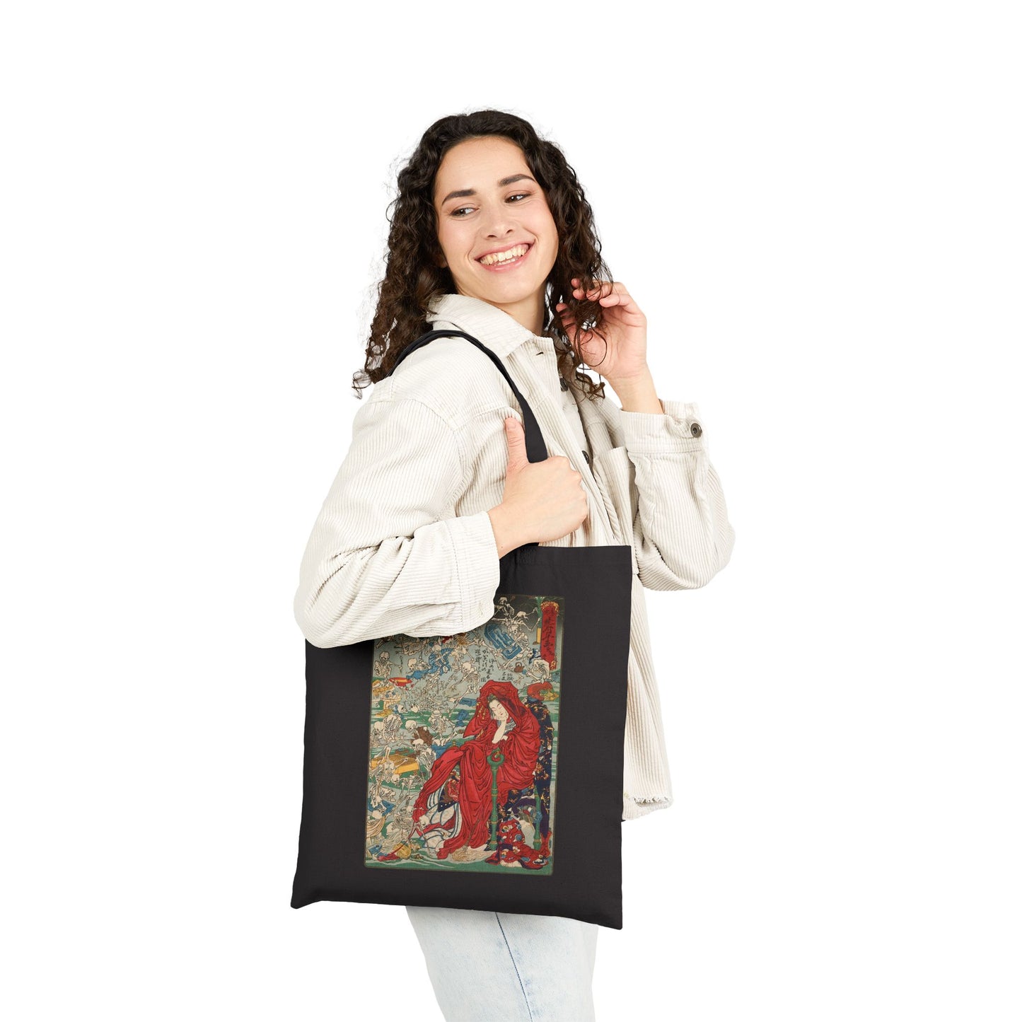 Hell Courtesan by Kawanabe Kyosai (Tote)