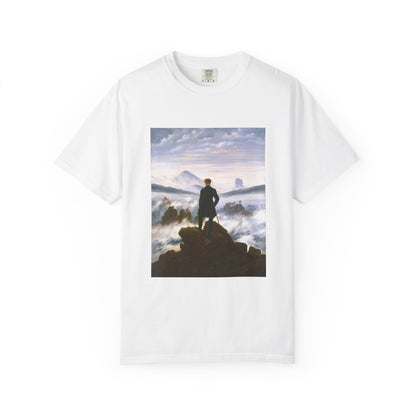 Wanderer above the Sea of Fog by Caspar David Friedrich (T-Shirt)