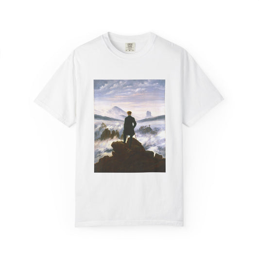Wanderer above the Sea of Fog by Caspar David Friedrich (T-Shirt)