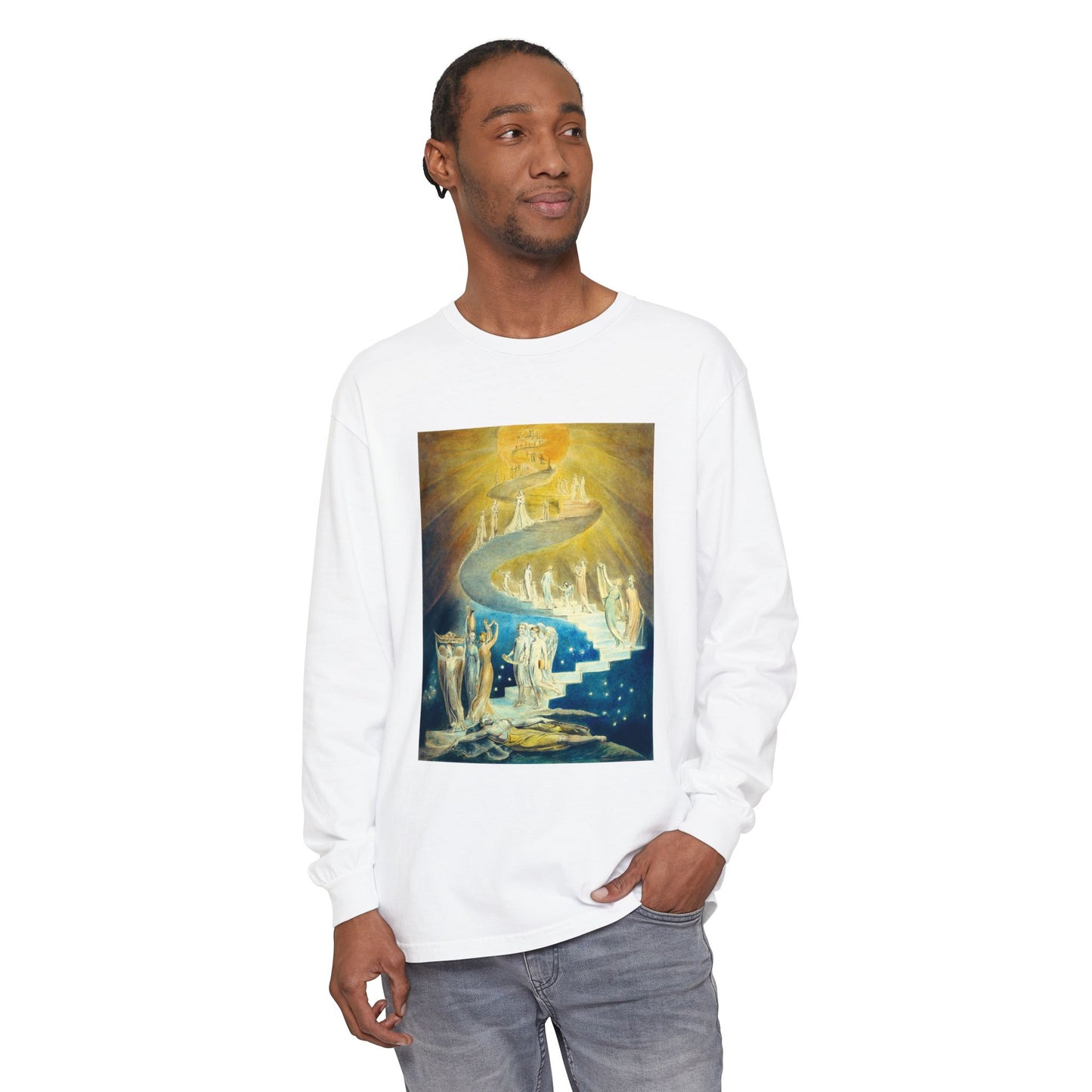 Jacob’s Ladder by William Blake (Long Sleeve)