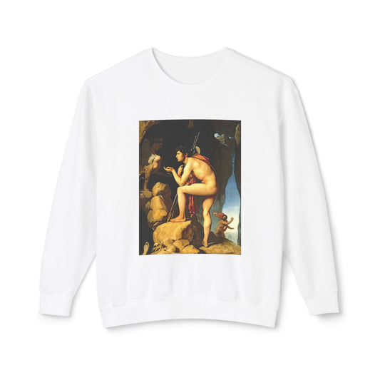 Oedipus and the Sphinx by Dominique Ingres (Sweatshirt)
