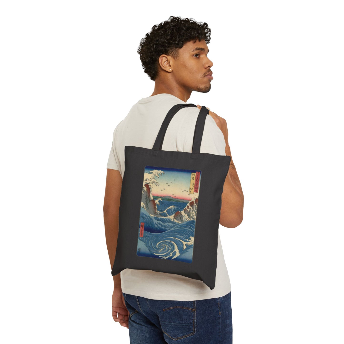 Naruto Whirlpool at Awa by Utagawa Hiroshige (Tote)