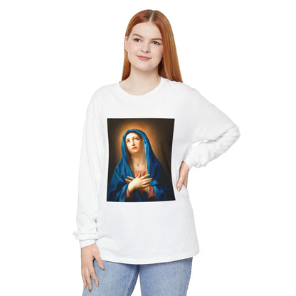 Our Lady of Sorrows by Anton Raphael Mengs (Long Sleeve)