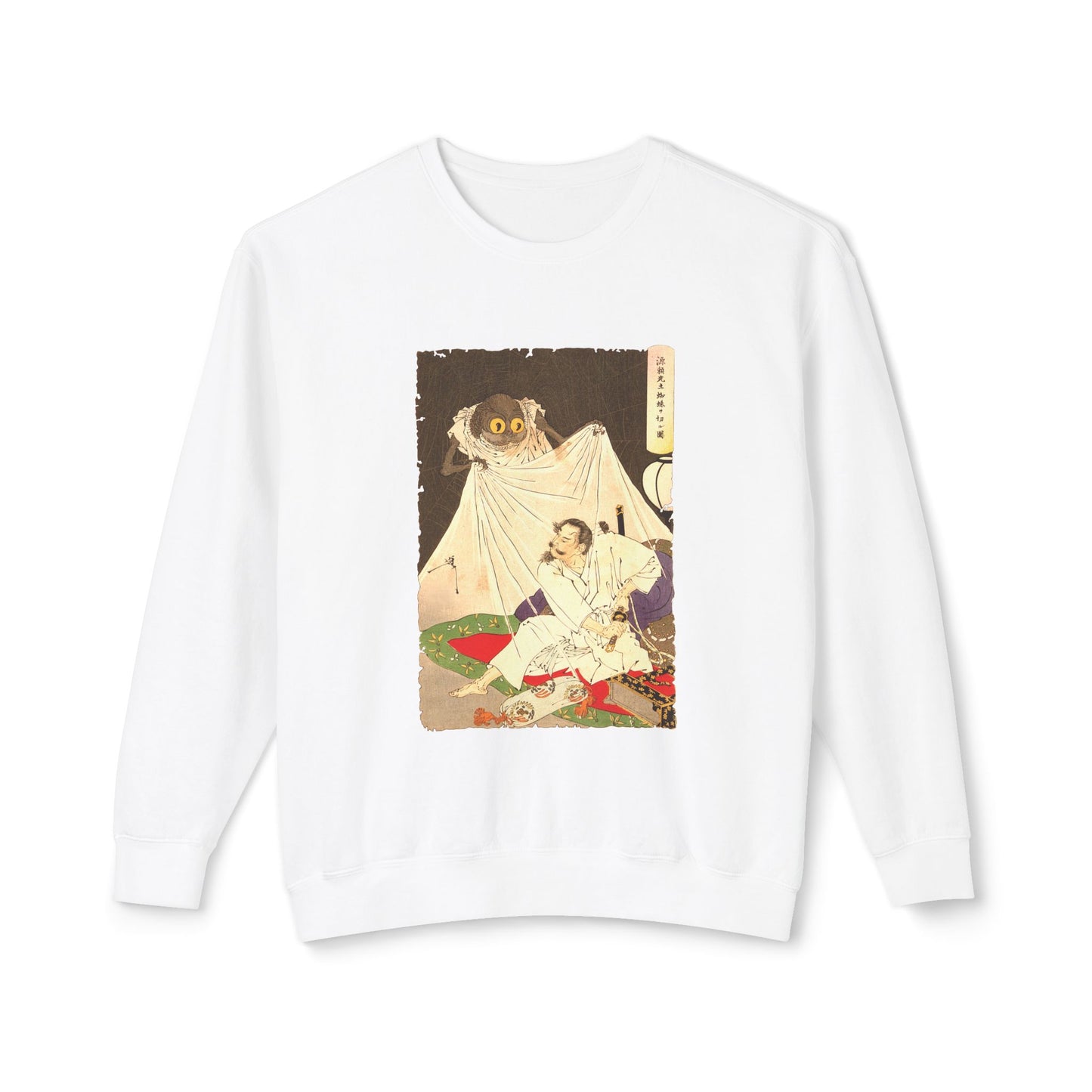Minamoto no Yorimitsu Fighting the Earth Spider by Tsukioka Yoshitoshi (Sweatshirt)